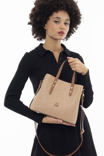 Monogram El Çantası BNT_945-A.Camel-Camel 