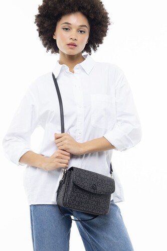 Monogram El ve Omuz Çantası BNT_947-Siyah 