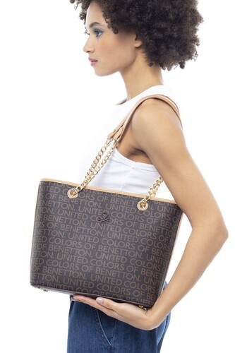 Monogram Kol Çantası BNT_936-Kahve-A.Camel 