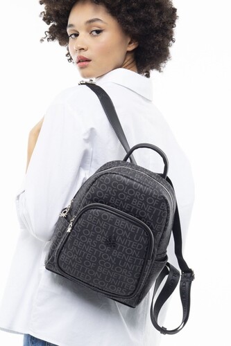 Monogram Sırt Çantası BNT_917-Siyah 