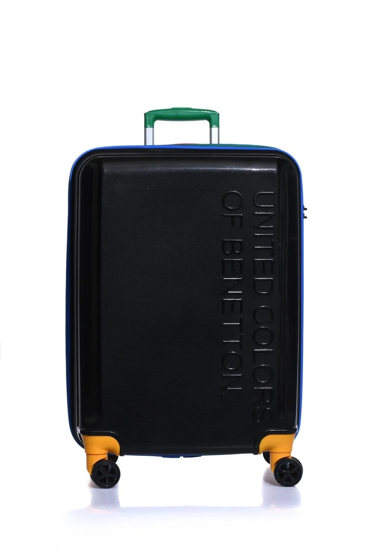 Orta Boy Çekçekli Sert Valiz 14BNT300-02-Siyah 