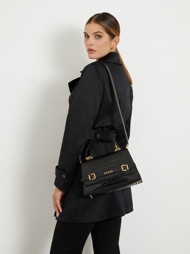 Timsah Derisi Sestri El Çantası-Siyah - Guess