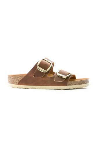 Unisex Arizona Big Buckle Leoi Terlik - Konyak - Birkenstock