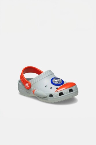 Unisex Çocuk Classic Rocket Ship Clog Terlik - Gri 