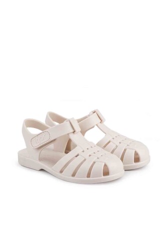 Unisex Çocuk S10288 Clasica Sandalet - Marfil 