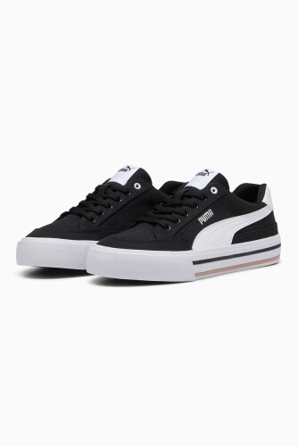 Unisex Court Classic Vulcanised Sneakers - Siyah 