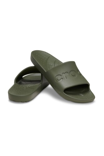 Unisex Crocs Slide Terlik - Yeşil 