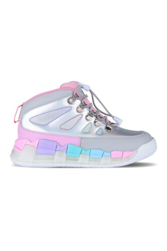 Unisex Ellen Patik Işıklı Phylon Bot - Gri 