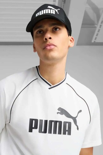 Unisex Ess No1. Logo Trucker Cap Şapka - Siyah 