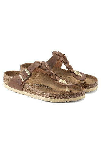 Unisex Gizeh Örgü Desen Terlik - Kahverengi 