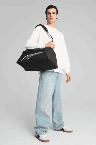 Unisex Puma Fundamental Small Spor Çantası - Siyah 