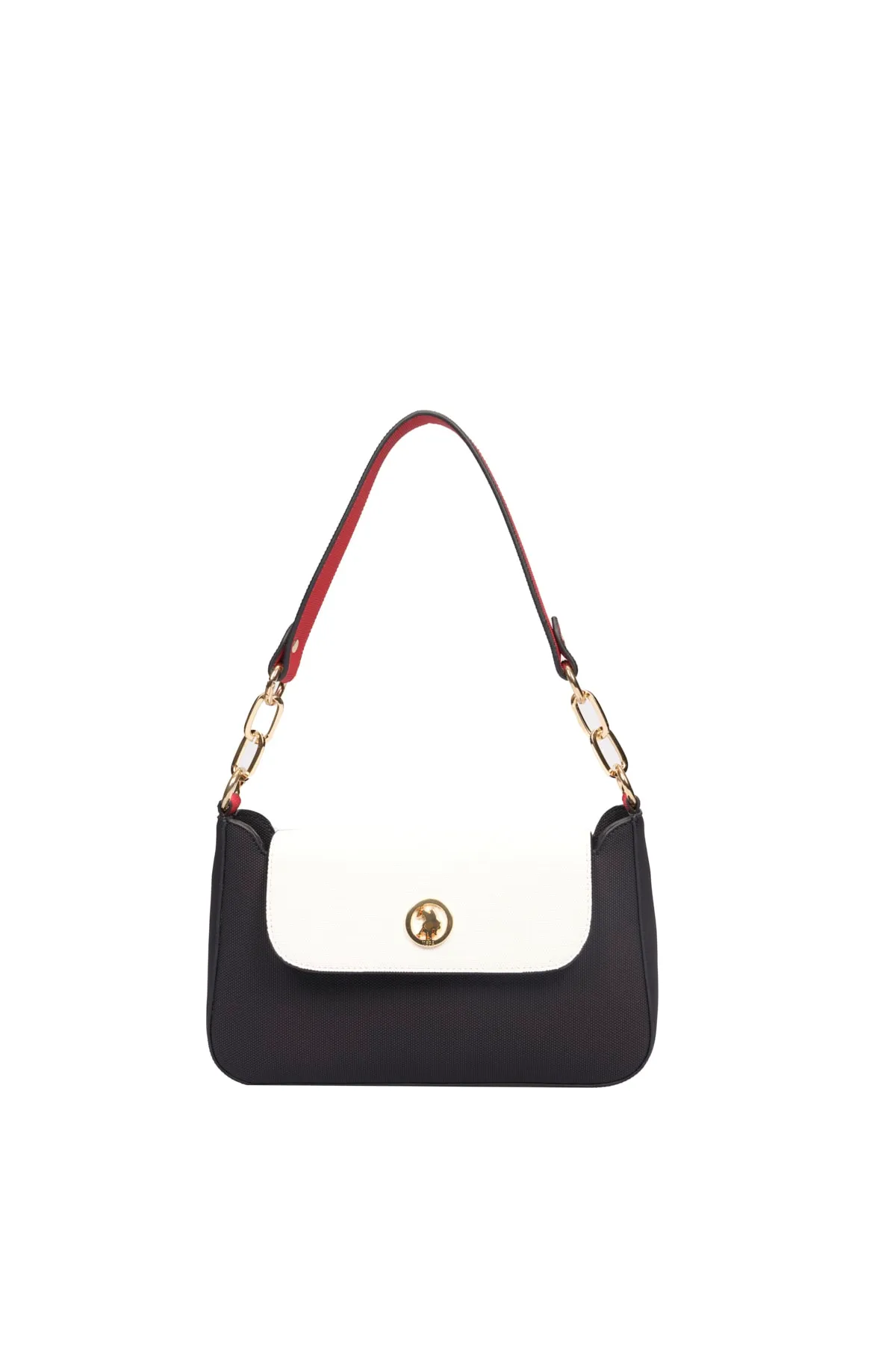 USPA BAYAN CANTA-LACİVERT-BEYAZ 