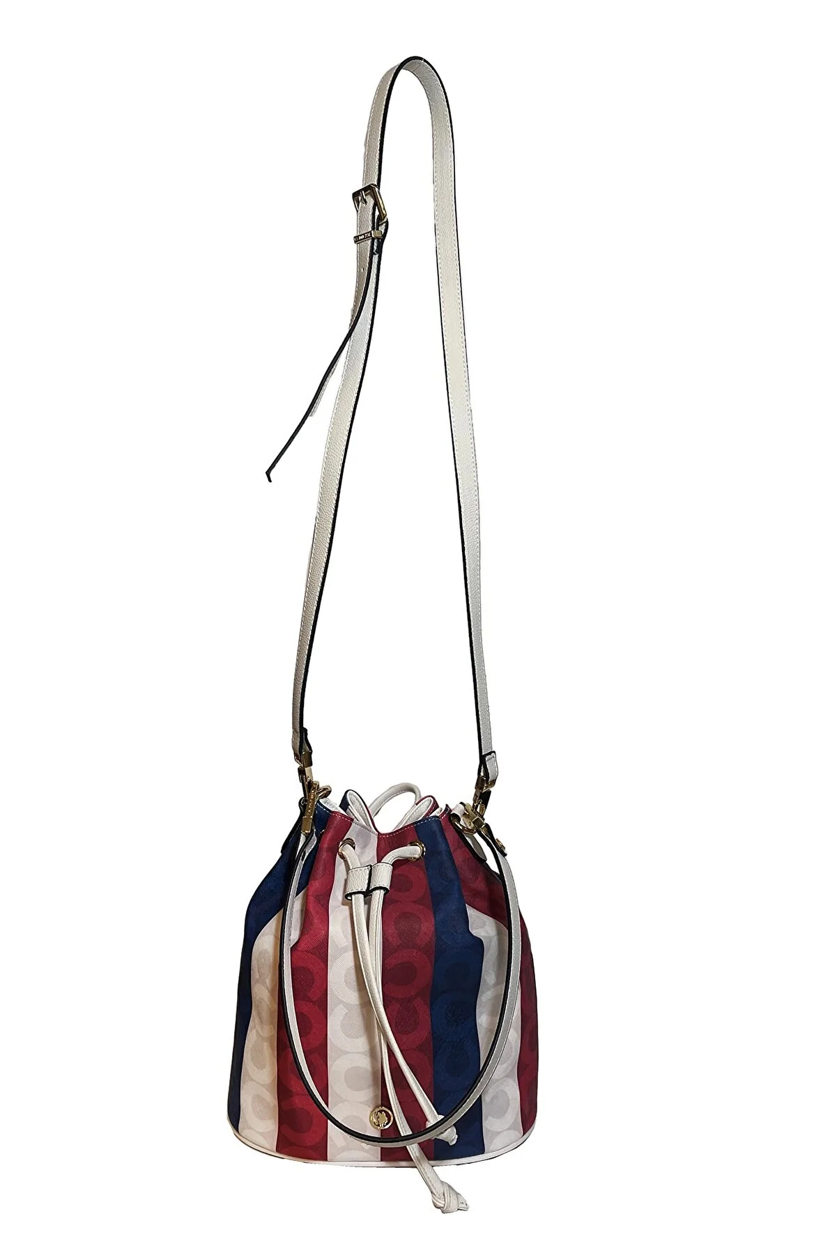 USPA BAYAN CANTA-LACİVERT-BEYAZ 