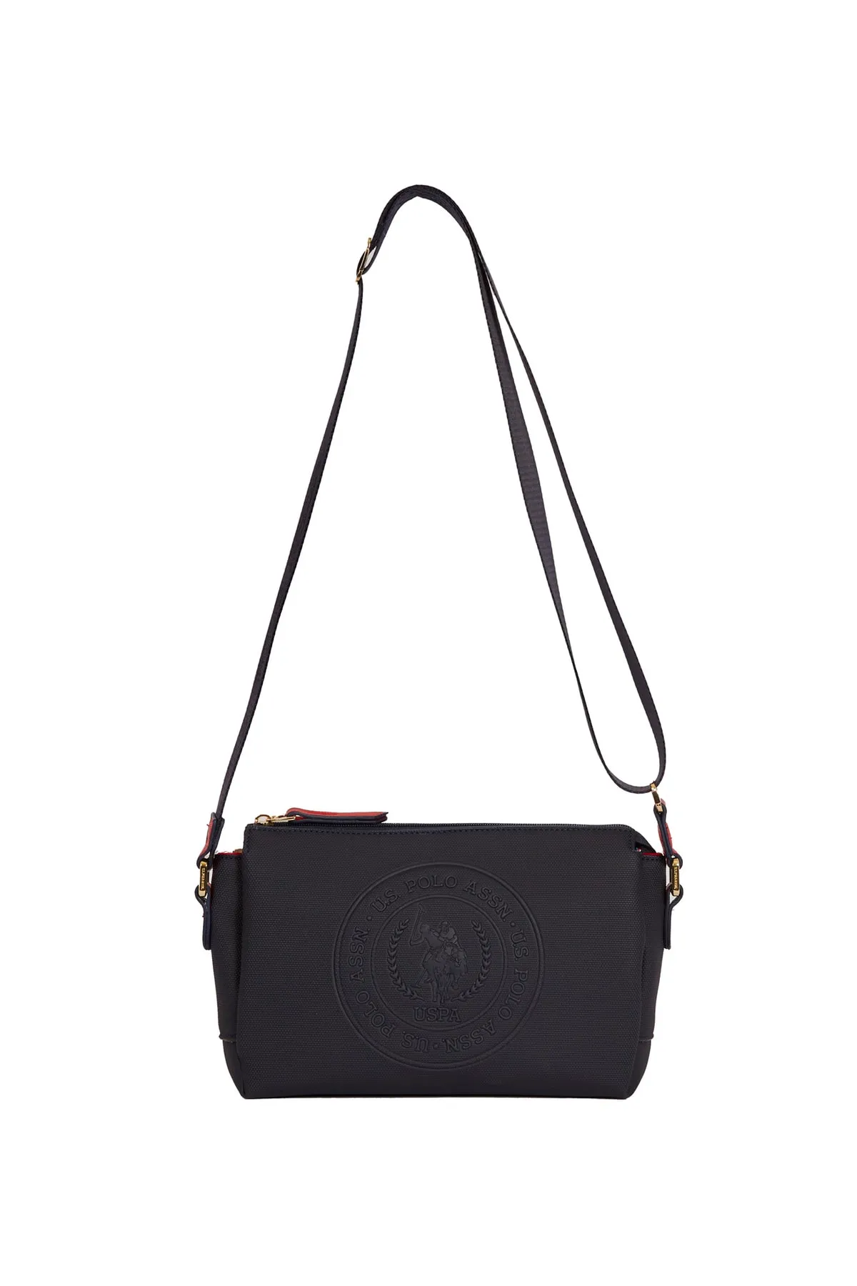 USPA BAYAN CANTA-LACİVERT-KIRMIZI 