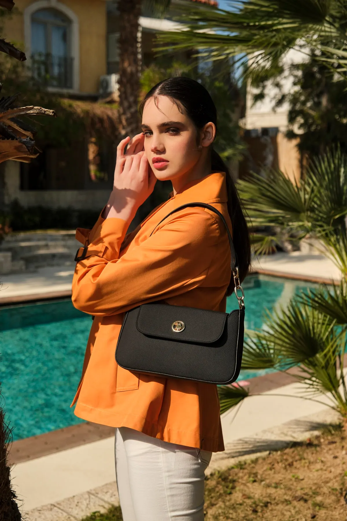 USPA BAYAN CANTA-SİYAH 