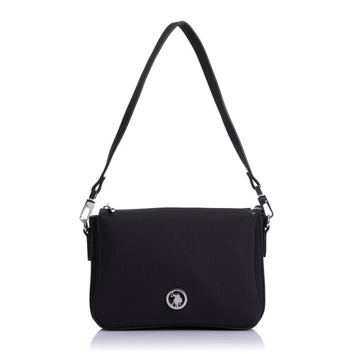 USPA BAYAN OMUZ ÇANTASI-SİYAH - 