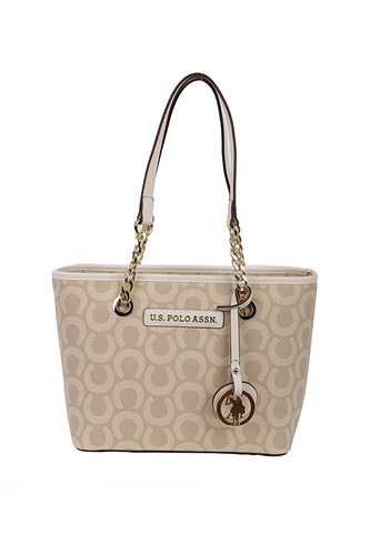 USPA KADIN OMUZ ÇANTASI-BEJ - 